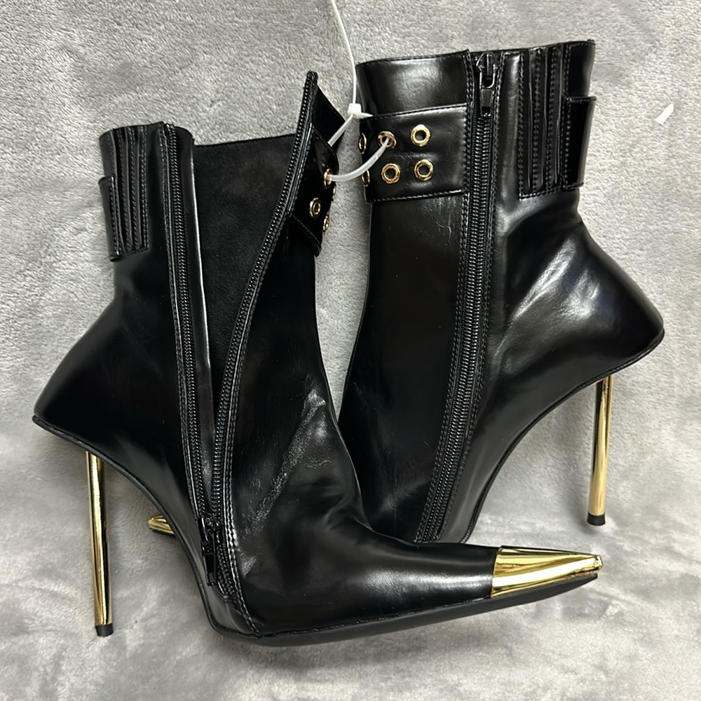 JEFFREY CAMPBELL CLOUT BOOTS SIZE 8.5 - Picture 9 of 11
